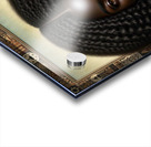 Black Mona Lisa Acrylic print