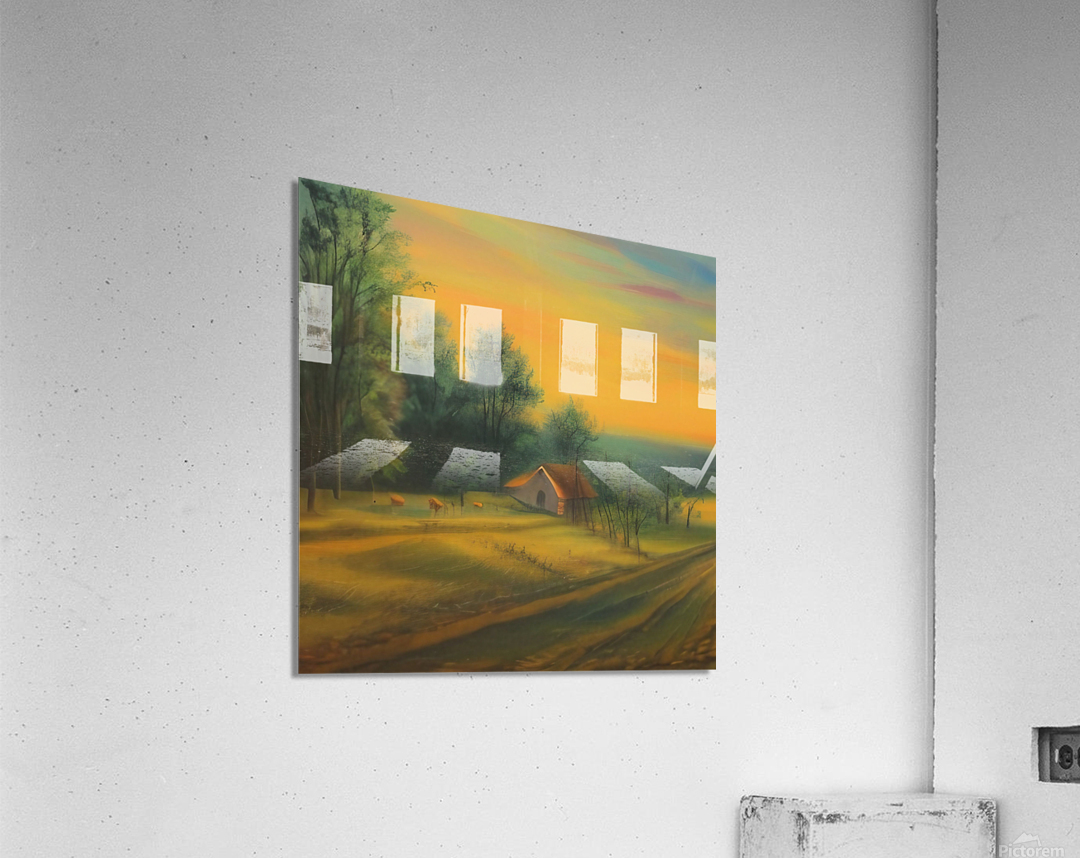 Tranquility. Countryside. Acrylic Print