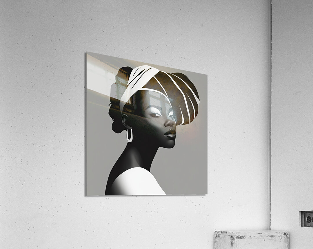 Silhouette of Strength Collection 1 - The Artful Mane 25 Acrylic Print