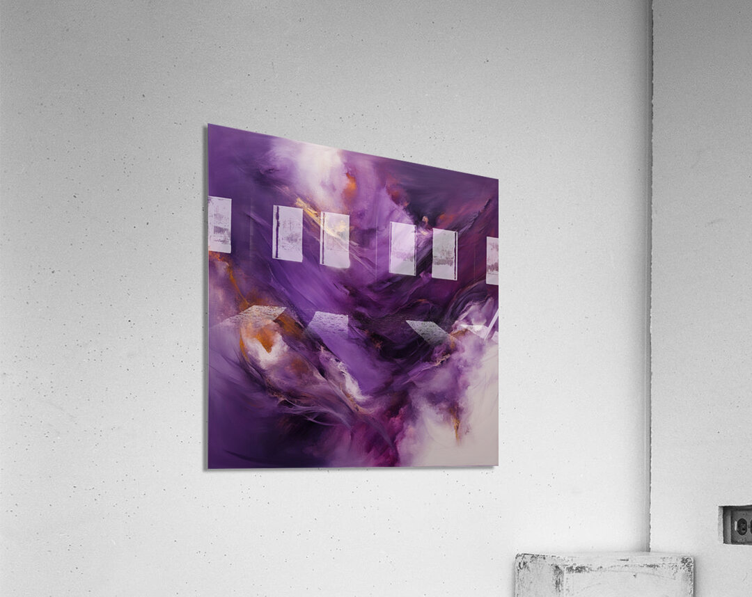 The Purle Aurora 9 Acrylic Print