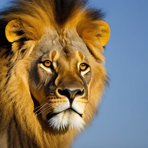 The King. Lion