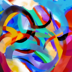 Swirls. Abstract.
