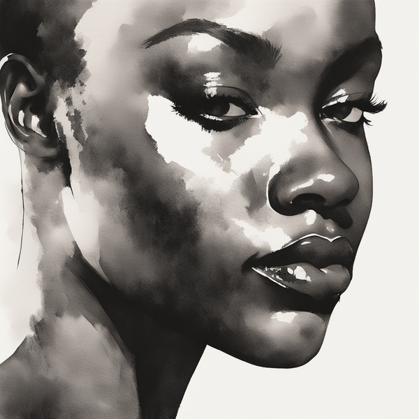 Silhouette of Strength Collection 1 - The Artful Mane 14 Print