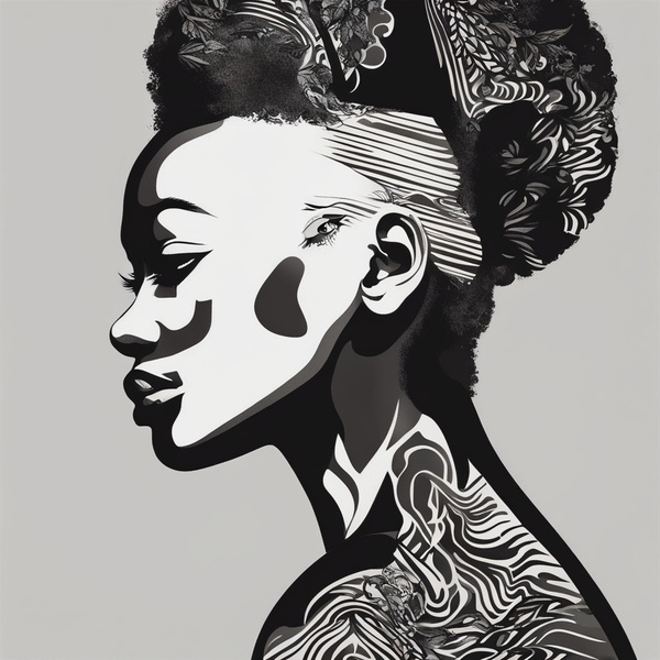 Silhouette of Strength Collection 1 - The Artful Mane 3 Print