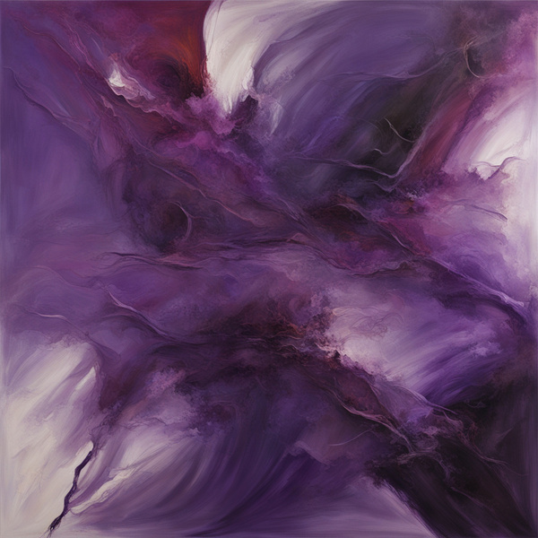 The Purle Aurora 7 Print