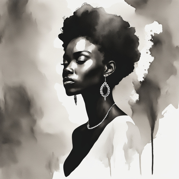 Silhouette of Strength Collection 1 - The Artful Mane 19 Print