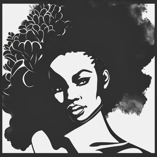 Silhouette of Strength Collection 2 - The Artful Mane 3 Print