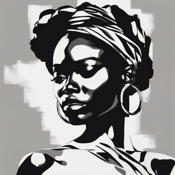 Silhouette of Strength Collection 2 - The Artful Mane 14 Print