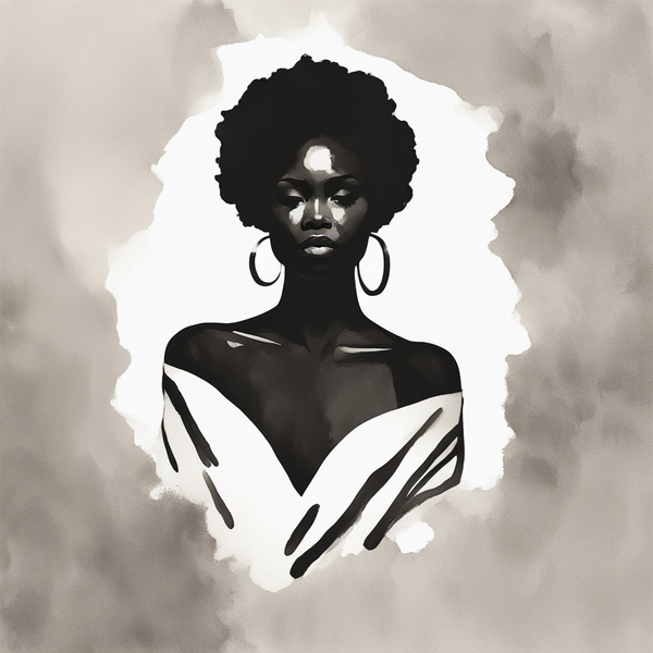 Silhouette of Strength Collection 1 - The Artful Mane 56 Print