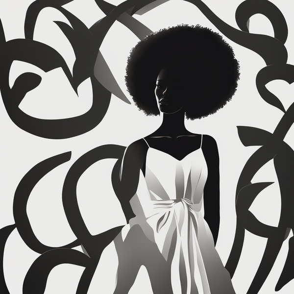 Silhouette of Strength Collection 2 - The Artful Mane 2 Print