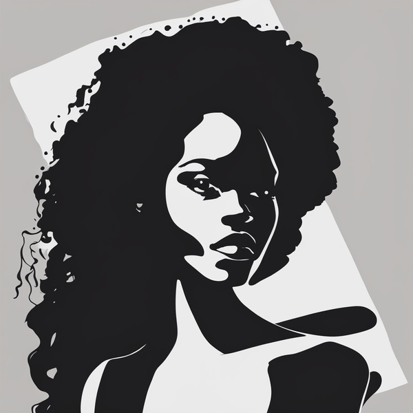 Silhouette of Strength Collection 2 - The Artful Mane 12 Print