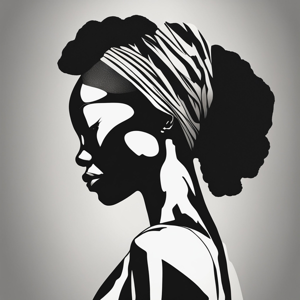 Silhouette of Strength Collection 1 - The Artful Mane 26 Print