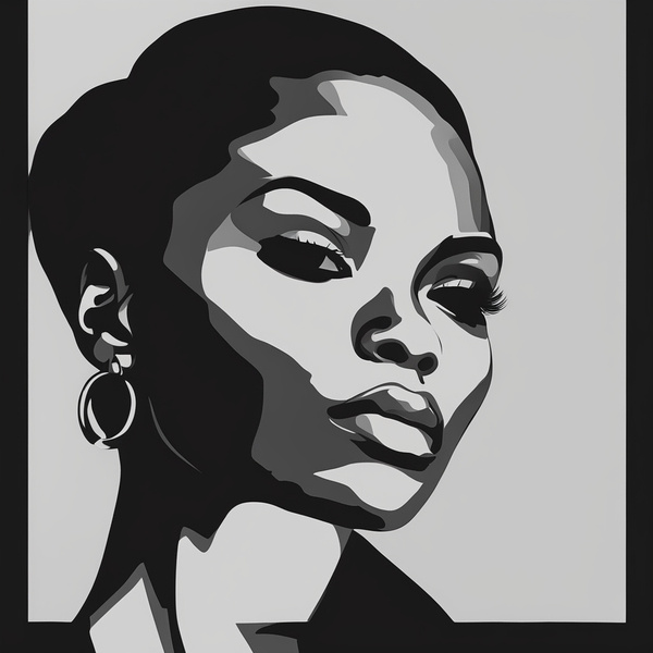 Silhouette of Strength Collection 1 - The Artful Mane 4 Print