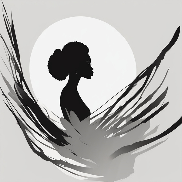 Silhouette of Strength Collection 1 - The Artful Mane 23 Print