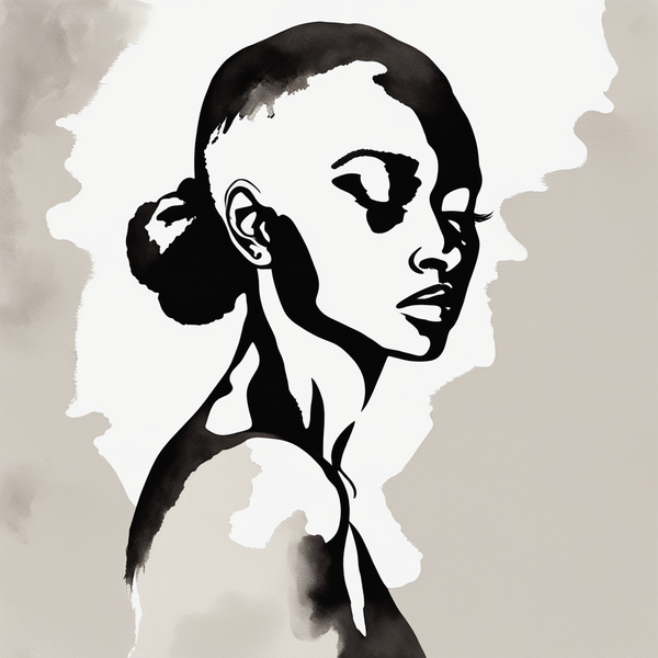 Silhouette of Strength Collection 1 - The Artful Mane 2 Print