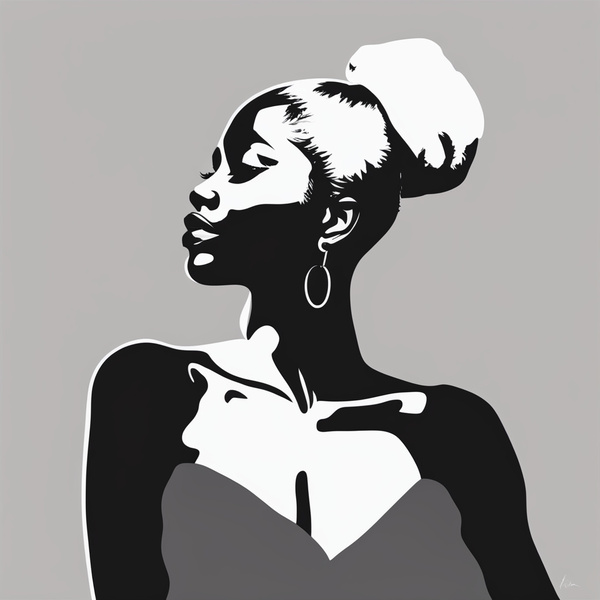 Silhouette of Strength Collection 2 - The Artful Mane 1 Print