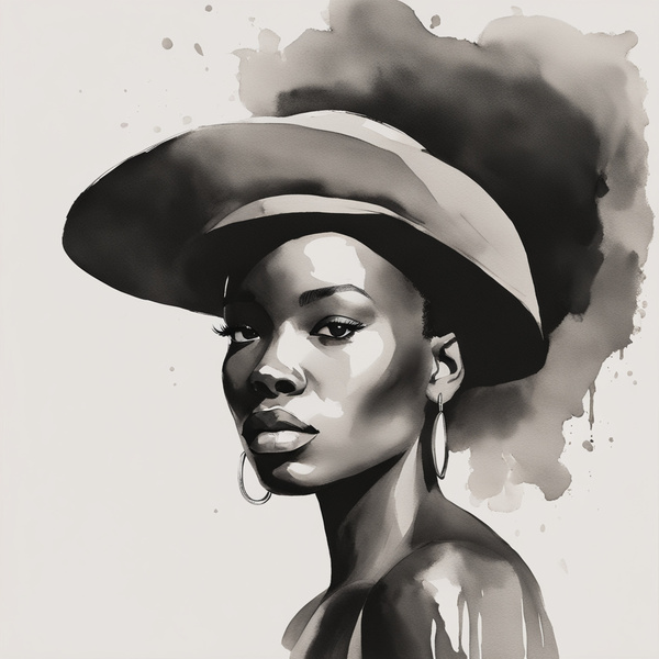 Silhouette of Strength Collection 1 - The Artful Mane 17 Print