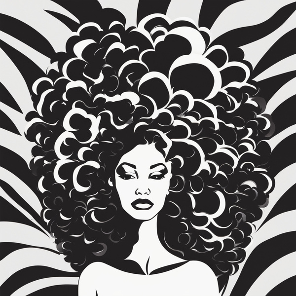 Silhouette of Strength Collection 2 - The Artful Mane 15 Print