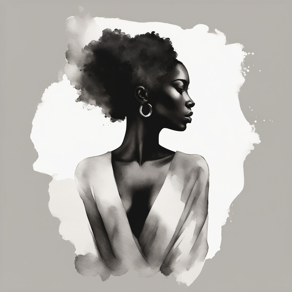 Silhouette of Strength Collection 1 - The Artful Mane 31 Print