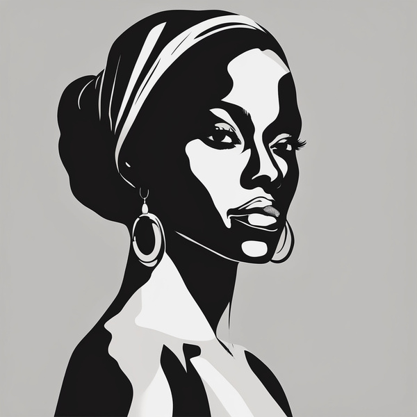 Silhouette of Strength Collection 1 - The Artful Mane 15 Print