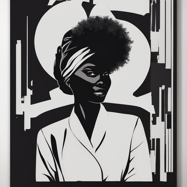 Silhouette of Strength Collection 1 - The Artful Mane 54 Print