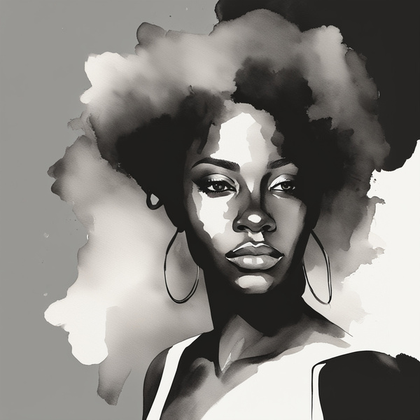 Silhouette of Strength Collection 1 - The Artful Mane 67 Print