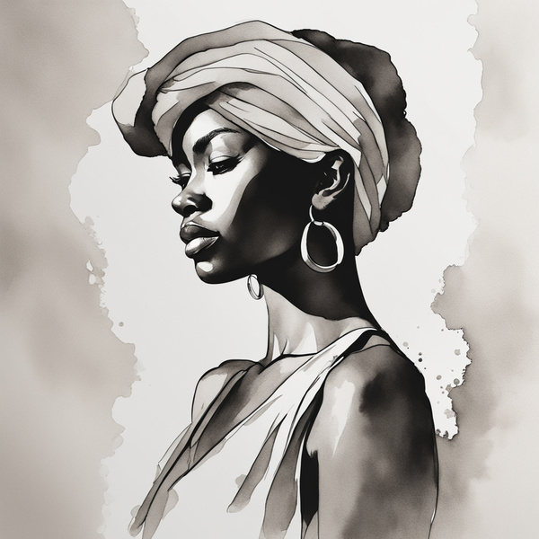 Silhouette of Strength Collection 1 - The Artful Mane 5 Print