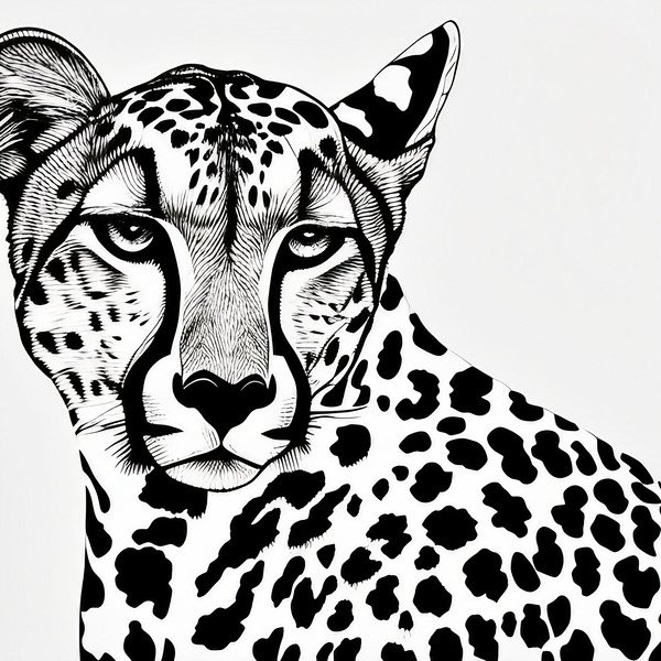 Alert. Line Art. Digital Download