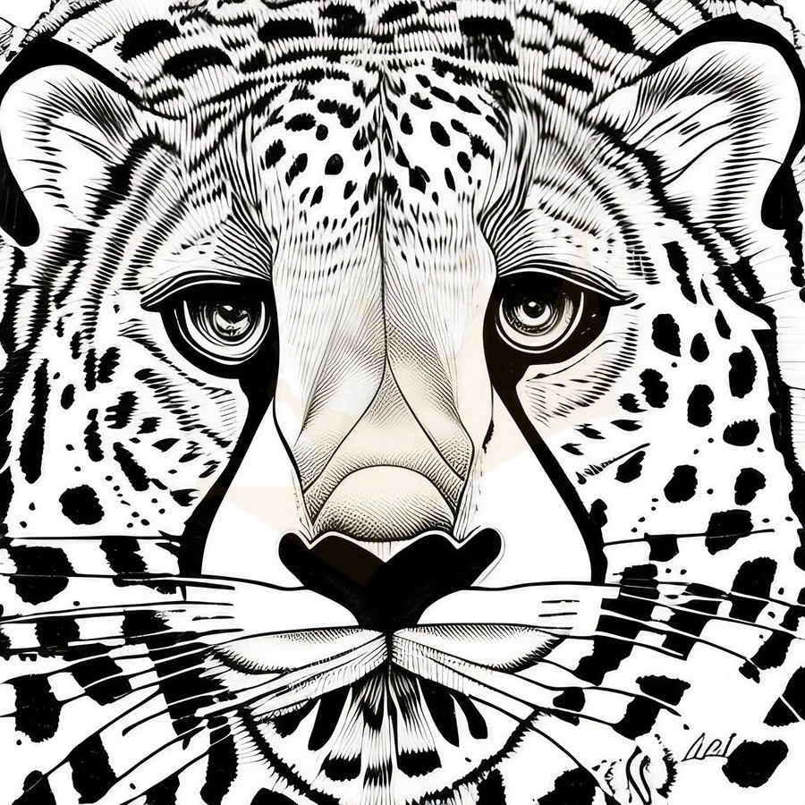 Initiated - Line Art  Print