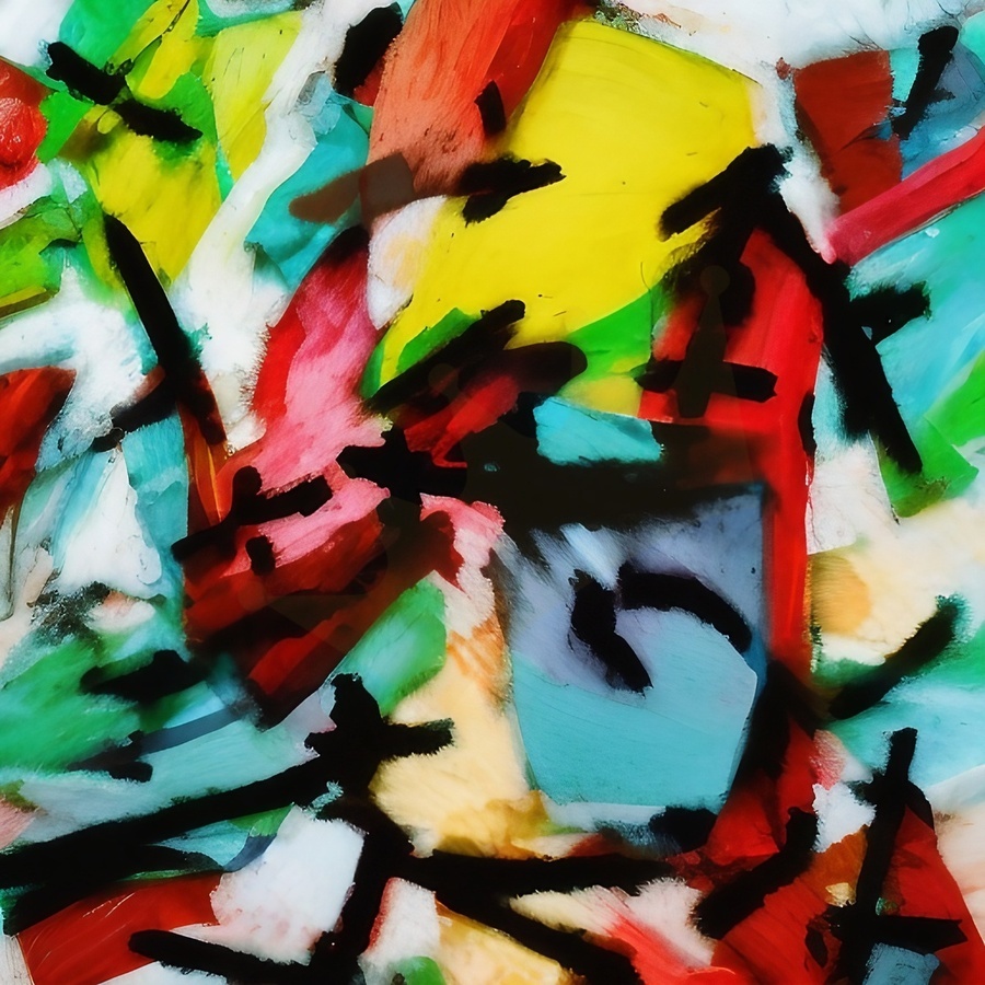 Nature Walk. Abstract.  Print