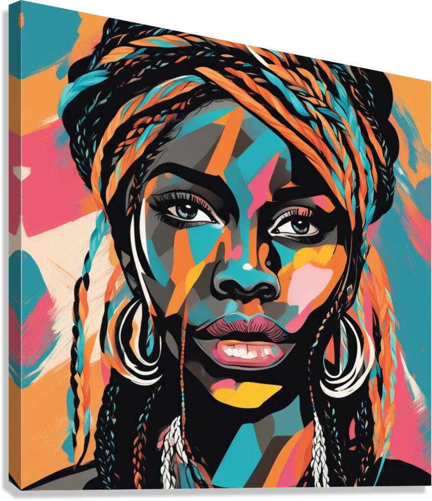 Chromatic Empress 2 Canvas Print