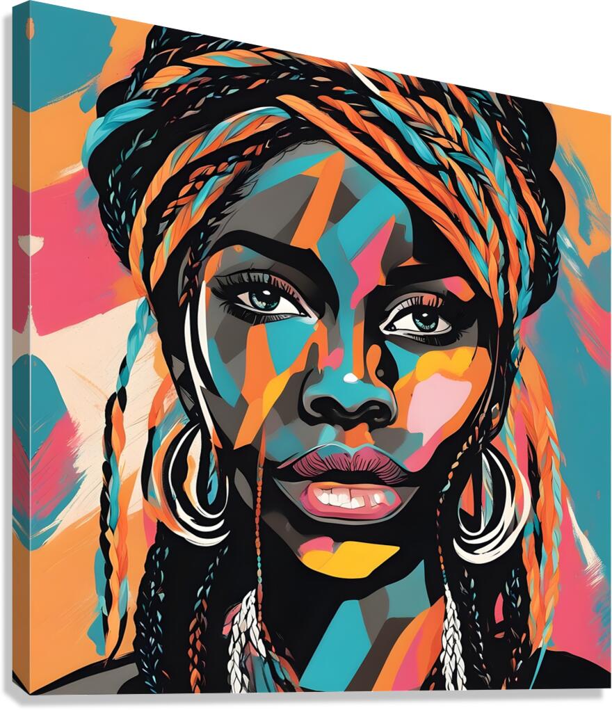 Chromatic Empress 3 Canvas Print