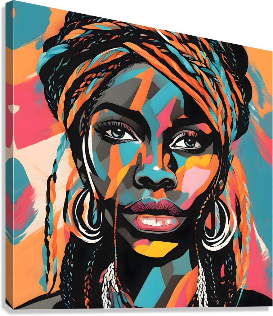 Chromatic Empress 5 Canvas Print