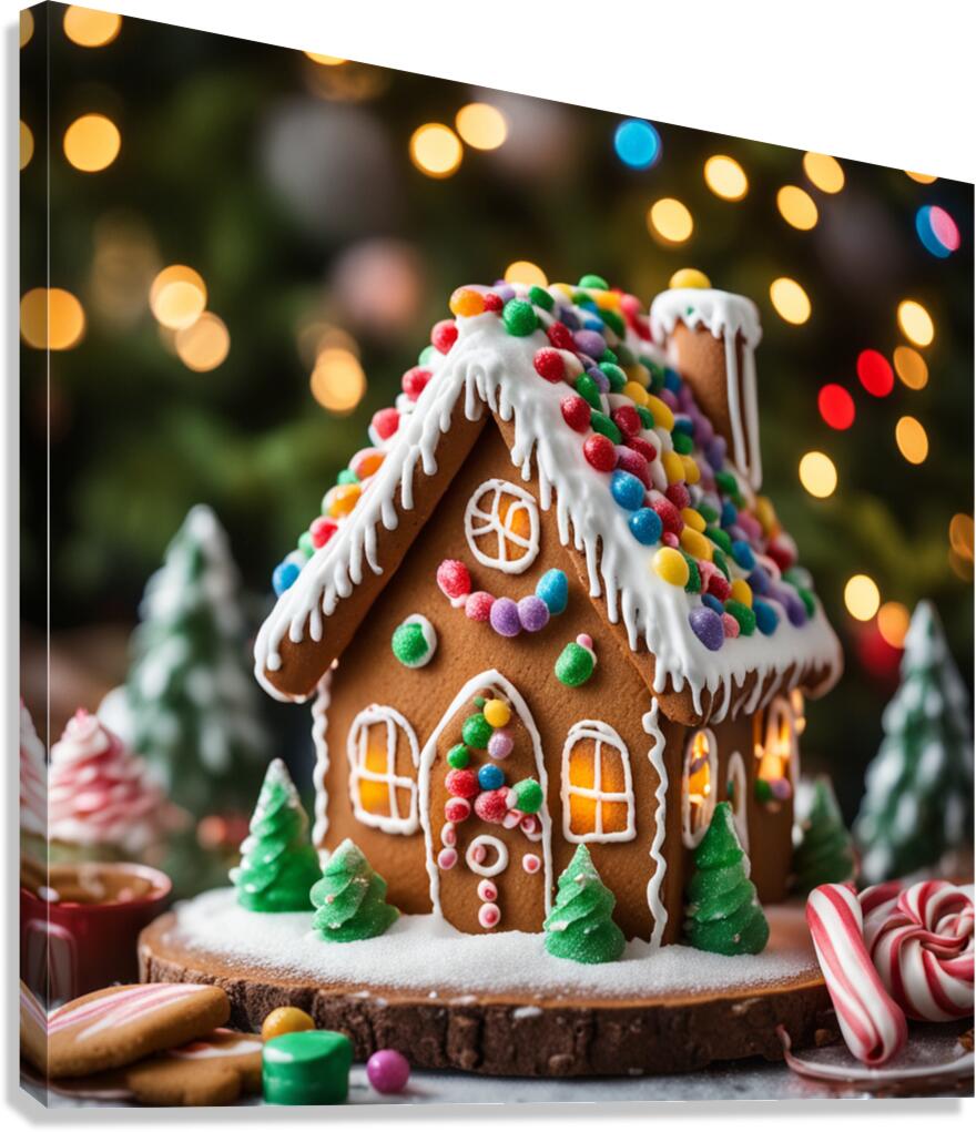 Winter Wonderland & Christmas Celebration 3 Canvas Print