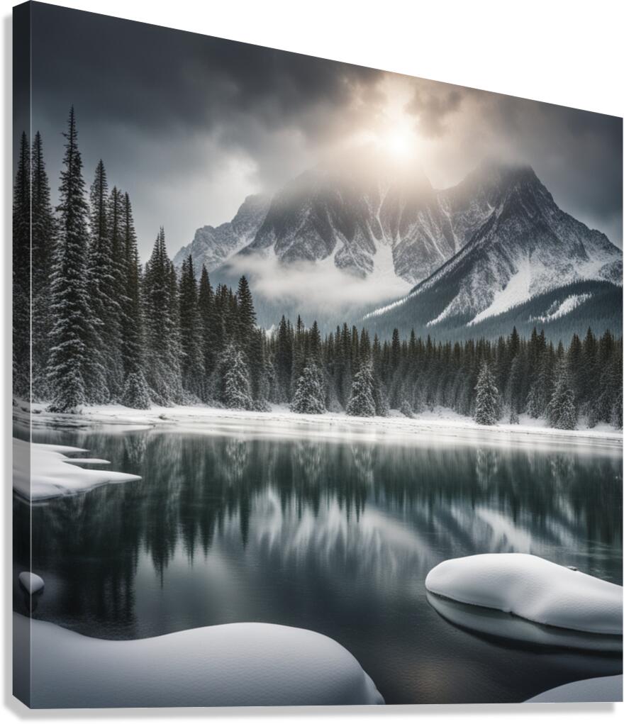 Winter Wonderland & Christmas Celebration 46 Canvas Print