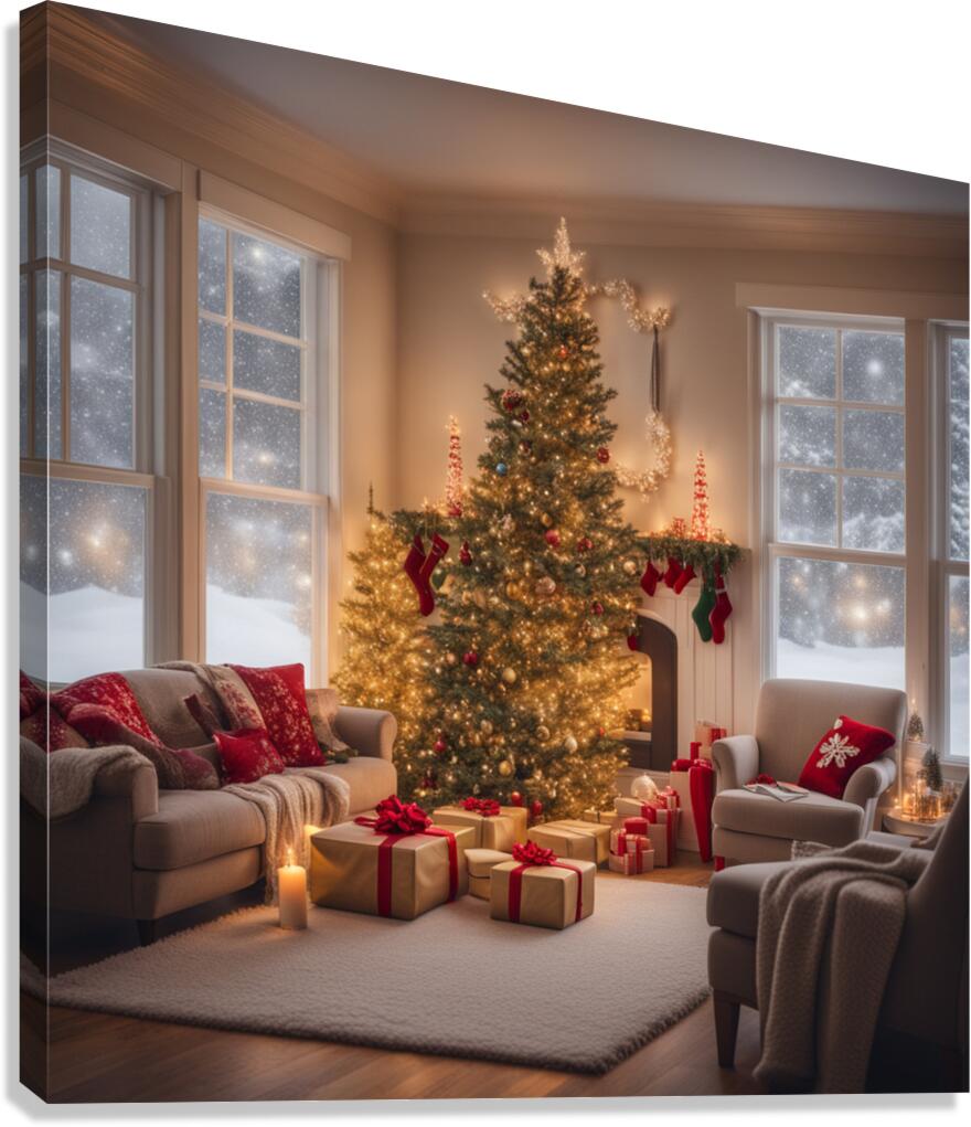 Winter Wonderland & Christmas Celebration 1 Canvas Print