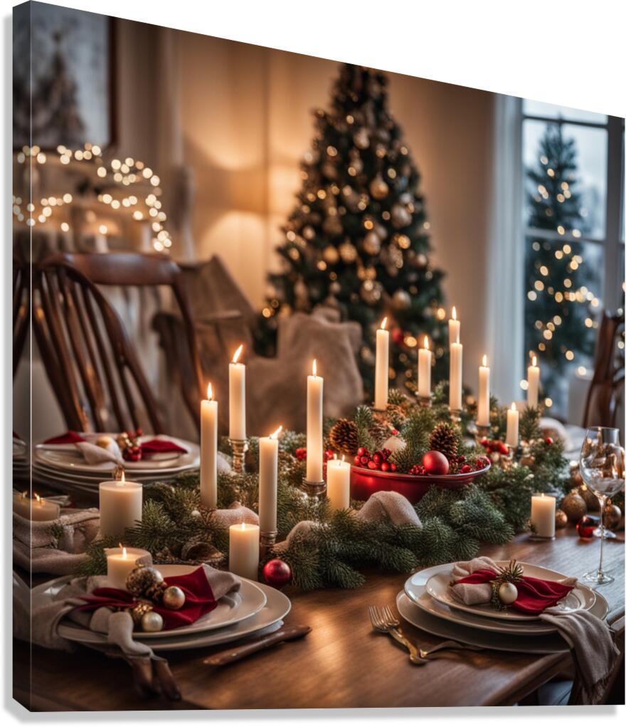 Winter Wonderland & Christmas Celebration 4 Canvas Print