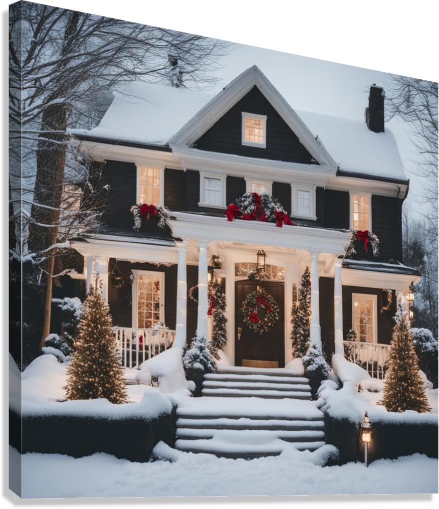 Winter Wonderland & Christmas Celebration 6 Canvas Print