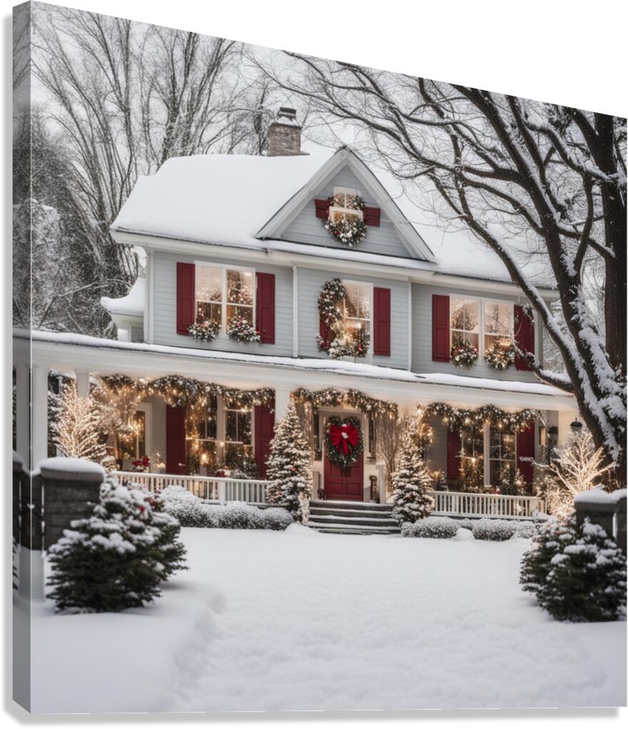 Winter Wonderland & Christmas Celebration 7 Canvas Print