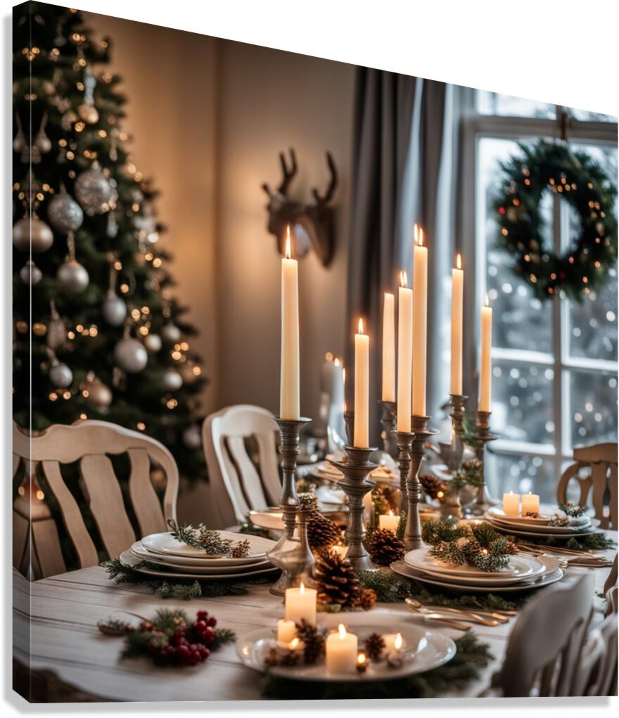 Winter Wonderland & Christmas Celebration 10 Canvas Print