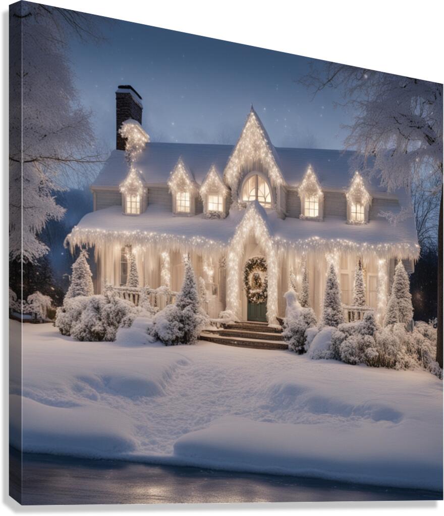 Winter Wonderland & Christmas Celebration 24 Canvas Print