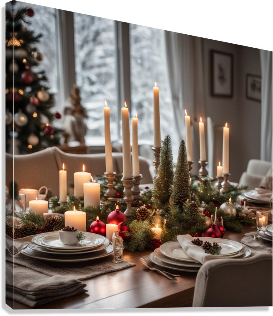 Winter Wonderland & Christmas Celebration 25 Canvas Print