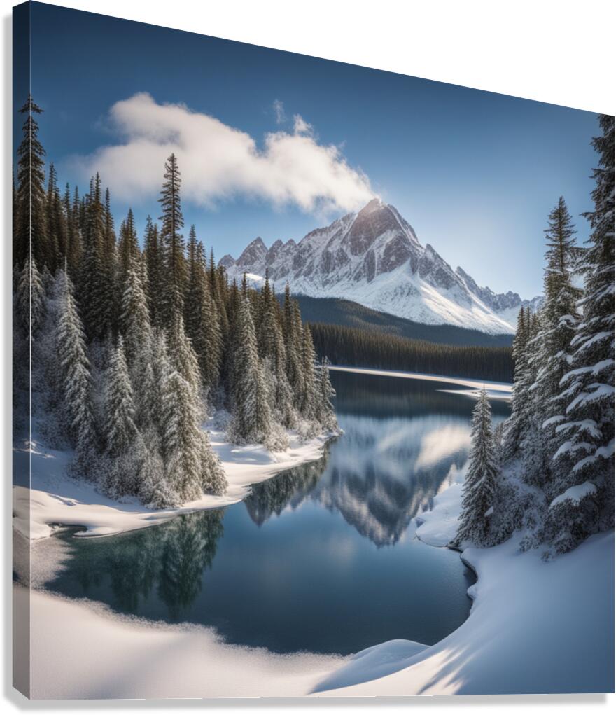 Winter Wonderland & Christmas Celebration 30 Canvas Print