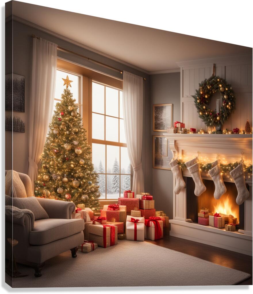 Winter Wonderland & Christmas Celebration 38 Canvas Print