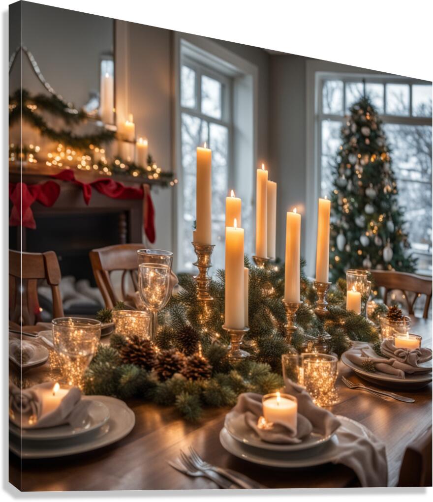 Winter Wonderland & Christmas Celebration 39 Canvas Print