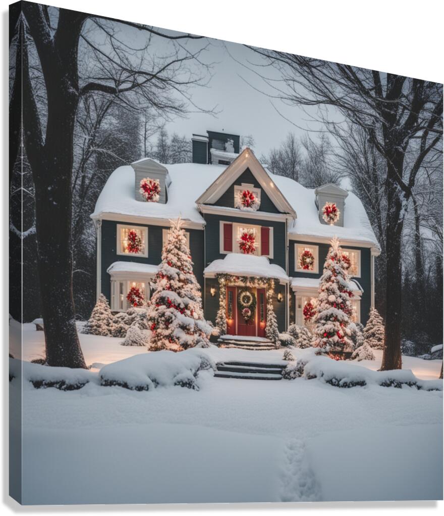 Winter Wonderland & Christmas Celebration 40 Canvas Print
