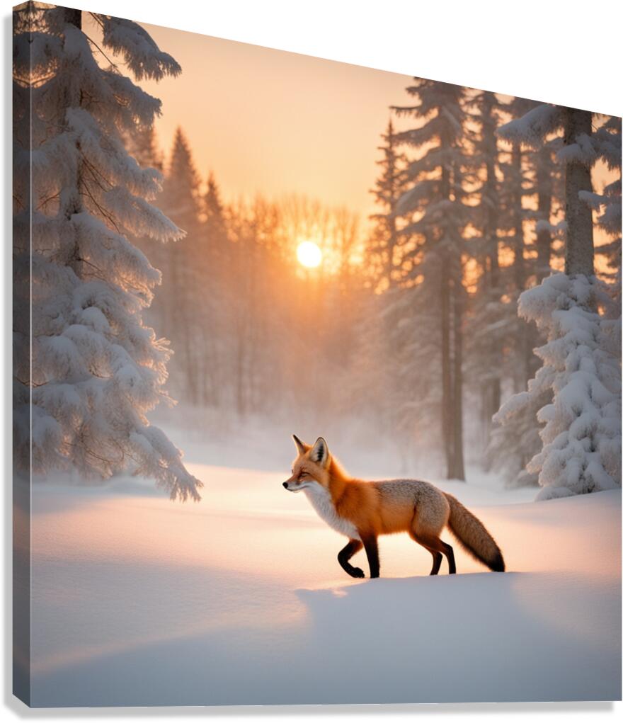 Winter Wonderland & Christmas Celebration 45 Canvas Print