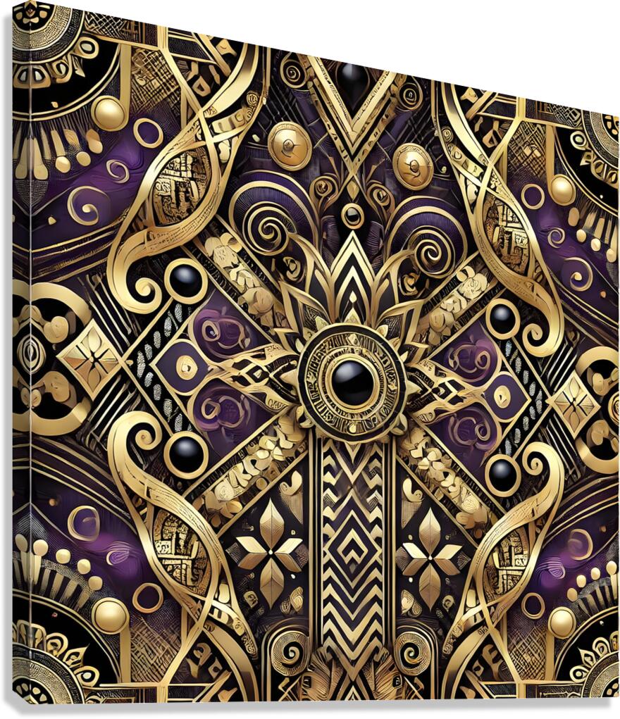 Threads of Heritage: Afrocentric Wearable Art Collection 1 1 Canvas Print