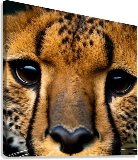 Cheetah Eyes Canvas Print