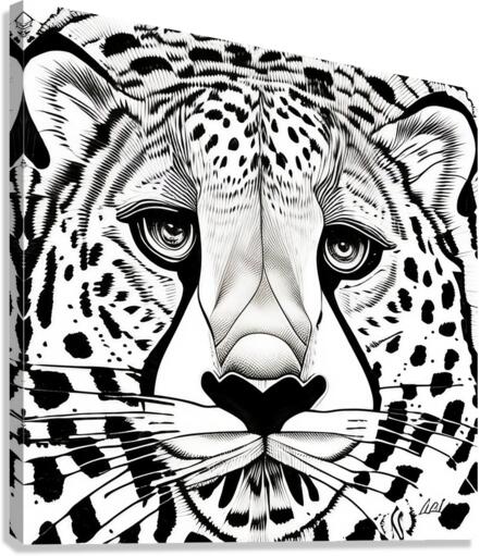 Initiated - Line Art Canvas Print